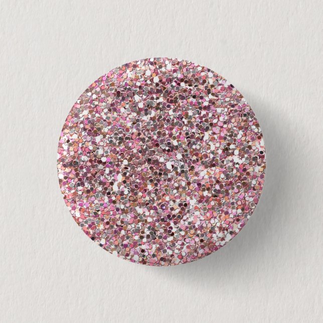 Pink Glitters Button (Front)