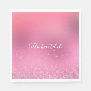 Pink Glitz Napkin
