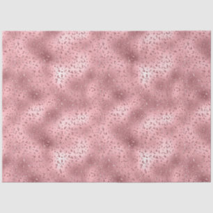 Pink Glitzy Cheetah Print Tissue Paper