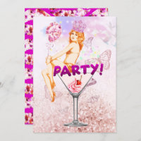 Pink Glitzy Glamourous Bridal Shower Party