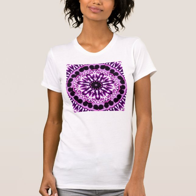 Pink glowstick star T-Shirt (Front)