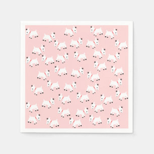Pink Goats Paper Napkins