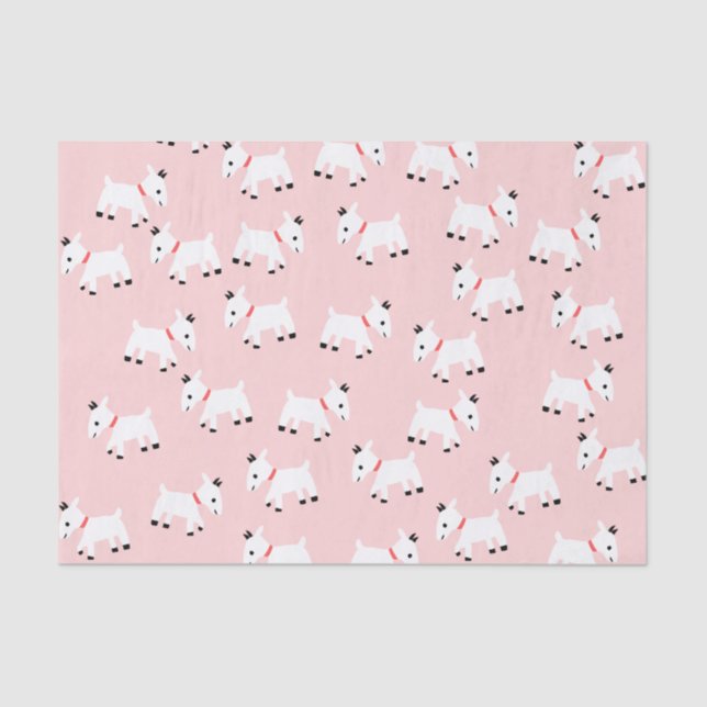 Pink Goats Tissue Paper (Front)