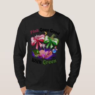 Pink Goes Good With Green u2013 Funny Halloween Wi T-Shirt