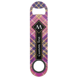 Pink, Gold and Blue Tartan
