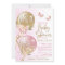 Pink Gold Balloons Butterfly Baby Shower
