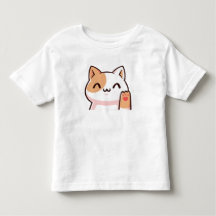 Pink Gold Cat Baby T-Shirt