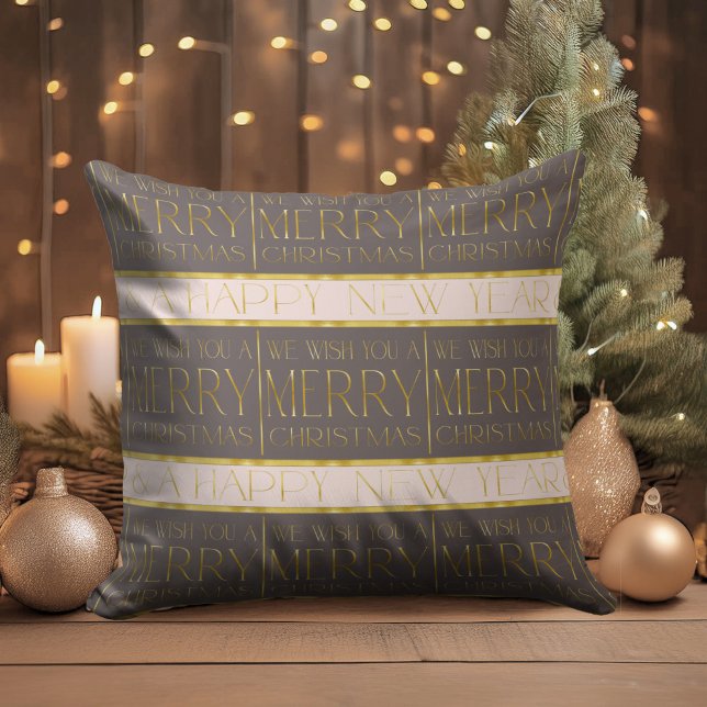 Pink Gold Christmas Pattern#35b ID1009 Cushion (Creator Uploaded)