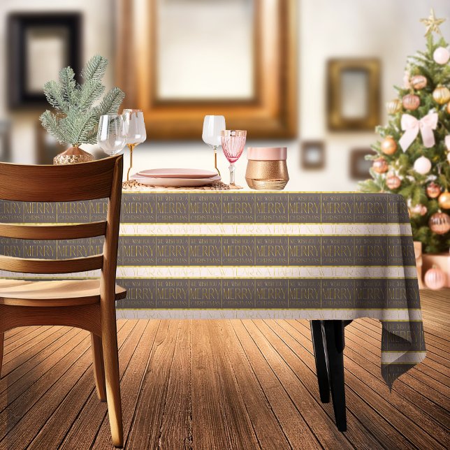 Pink Gold Christmas Pattern#35b ID1009 Tablecloth (Creator Uploaded)