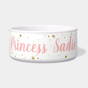 Pink Gold Crown Cat Dog Sparkly Princess 