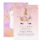 Pink Gold Drip Glitter Unicorn Baby Girl Shower