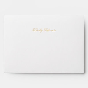 Pink & Gold Elegant Quinceañera Envelope