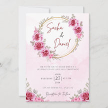 Pink Gold Free Wedding