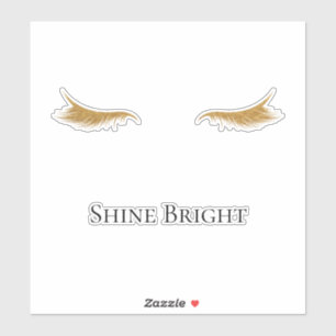 Pink Gold Glam Glitter Eyelashes