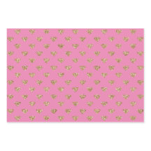 Pink Gold Glitter Diamonds     