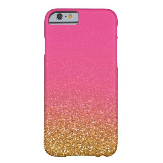 Pink/Gold Glitter IPhone 6 Case