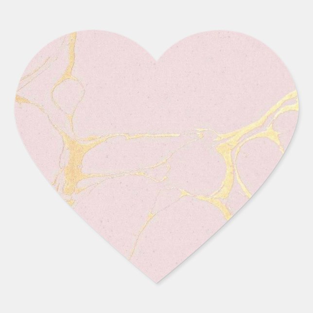 Pink Gold Marble Sticker (Front)
