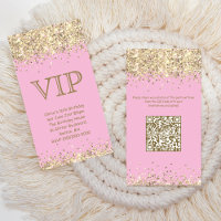Pink & Gold | Mini VIP Birthday Invitation