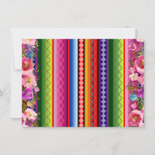 Pink & gold Miss Quinceañera Mexican Card