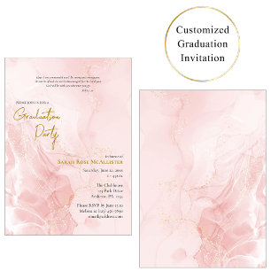 Pink Gold Orthodox 2026 Graduation Party  Invitation