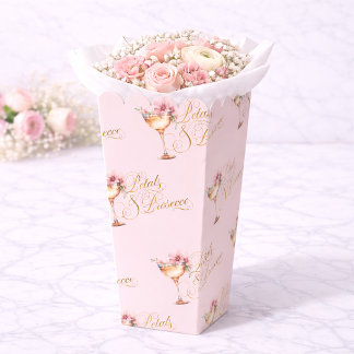 Pink Gold Petals and Prosecco Bridal Shower Favour Box