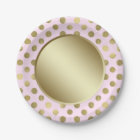 Pink Gold Polka Dot Birthday Party