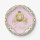 Pink Gold Princess Carriage Girl Baby Shower