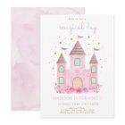 Pink Gold Princess Castle Magical Day Birthday