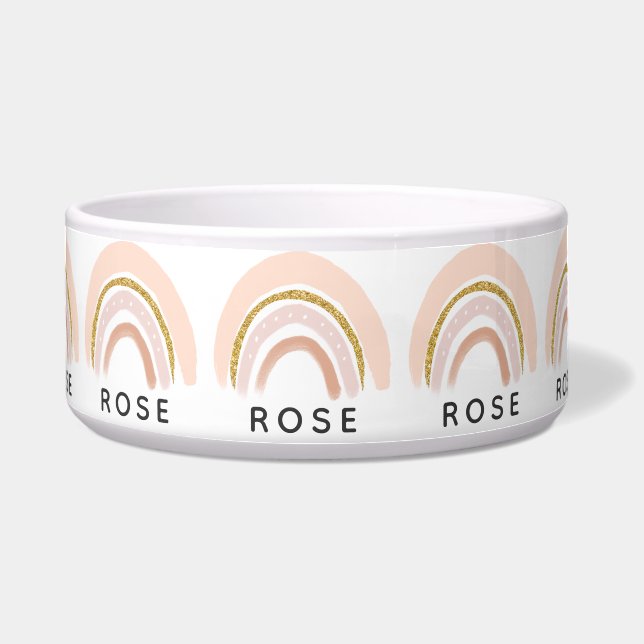 Pink & Gold Rainbow Elegant Boho (Front)