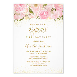 80th birthday invitations zazzle uk