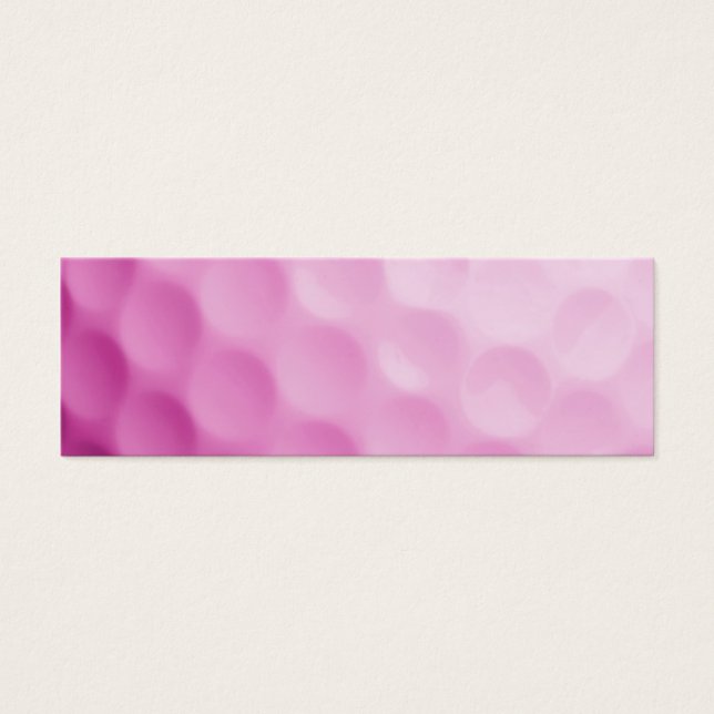 Pink Golf Ball Background Customised Template (Front)