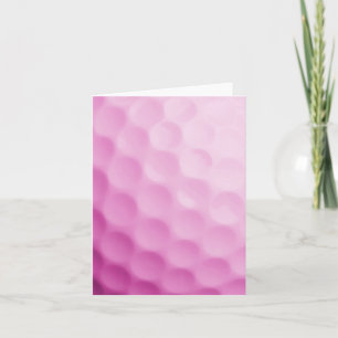 Pink Golf Ball Background Golfing Sports Template