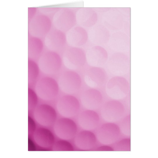Pink Golf Ball Background Golfing Sports Template