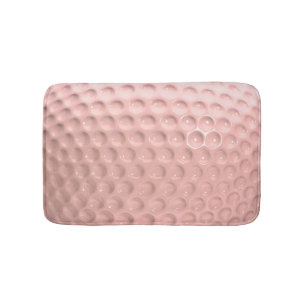 Pink Golf Ball Sport Bath Mat