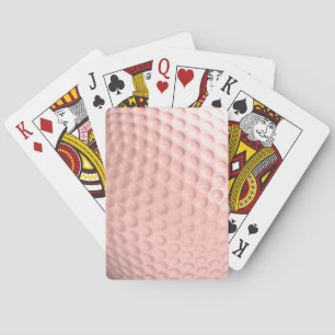Pink Golf Ball Sport Playing Cards