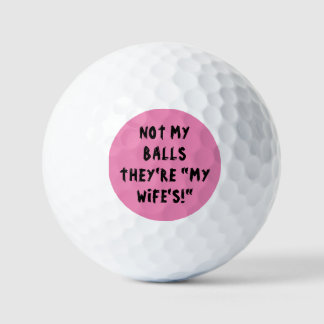 PINK GOLF BALLS, FUNNY FOR HIM BALLS