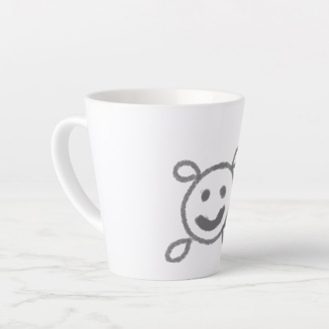 PINK GOOD DAY MUG (Left Angle)