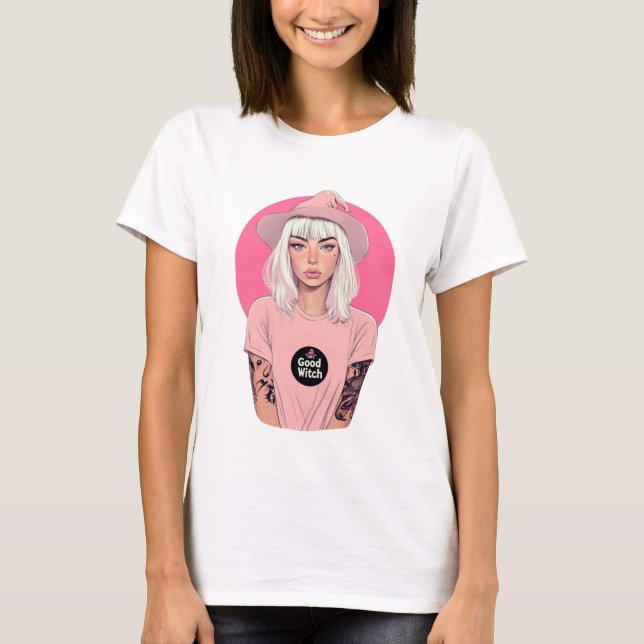 Pink Good Witch T-Shirt (Front)