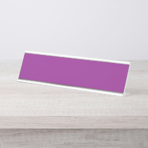 Pink Gradient Desk Name Plate Office Sign
