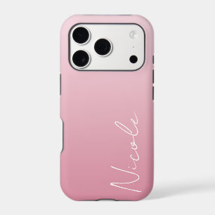 Pink Gradient Handwriting Script Personalised