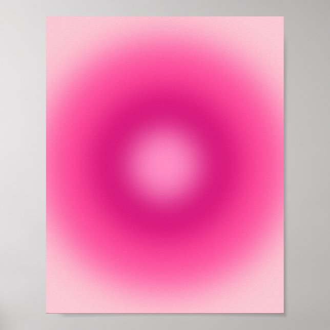 Pink Gradient Poster (Front)