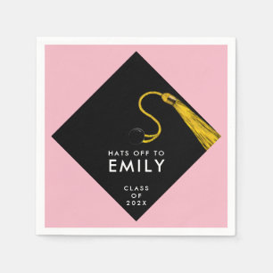 Pink Graduation 2025 Napkin