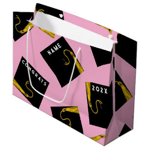 Pink Graduation 2026 Large Gift Bag