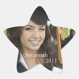 Pink Graduation or Sweet Sixteen Photo Stickers