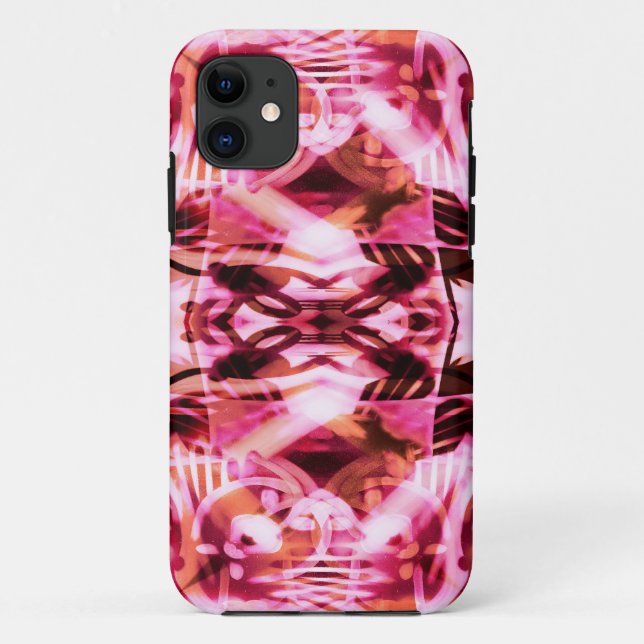Pink graffiti pattern Case-Mate iPhone case (Back)