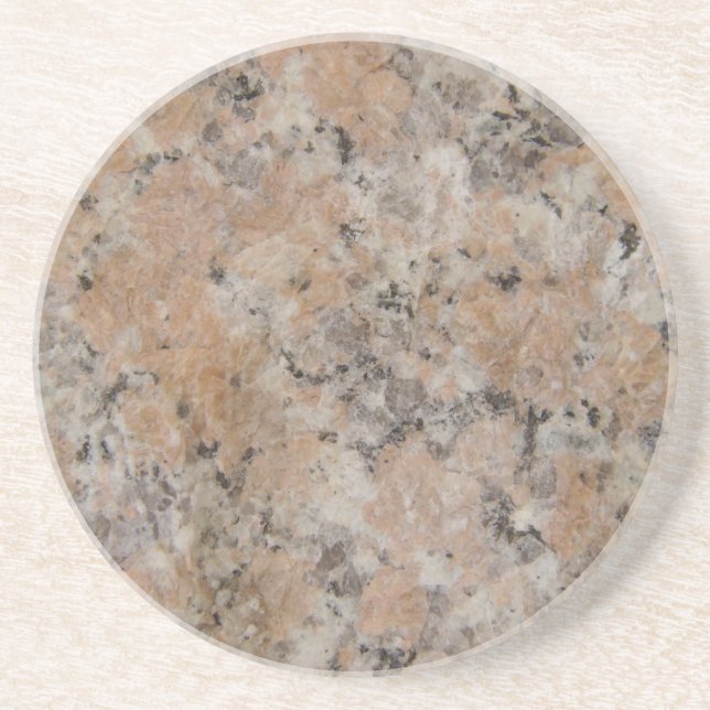Pink Granite Look Coaster (Front)