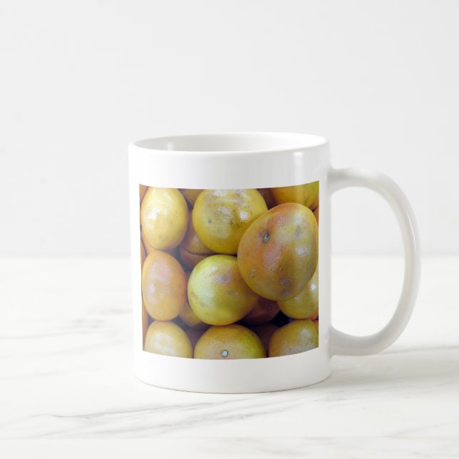 Pink Grapefruit Coffee Mug (Right)