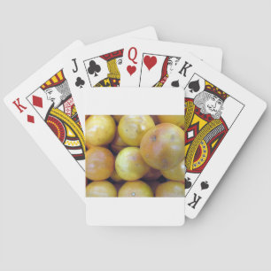 Pink Grapefruit Playing Cards