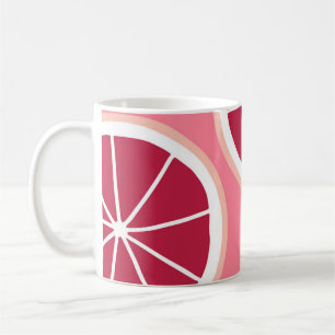 Pink Grapefruit Slice Coffee Mug
