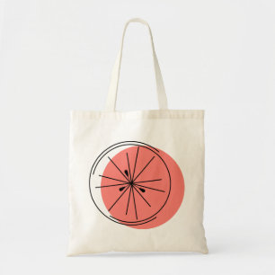Pink Grapefruit tote bag